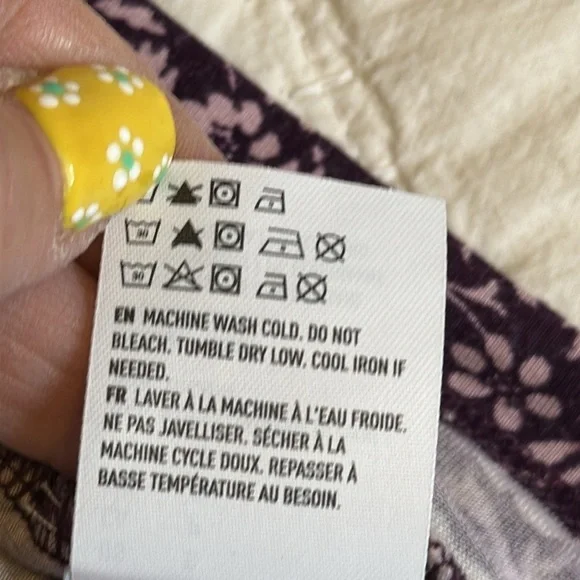 American Eagle, outfitters size, small romper, floral, print, mauve, pur… - Picture 13 of 13